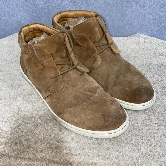 Born Brown Suede Chukka Boots Men’s 9.5M Leather Casual Comfort Ankle Shoes - Picture 2 of 7